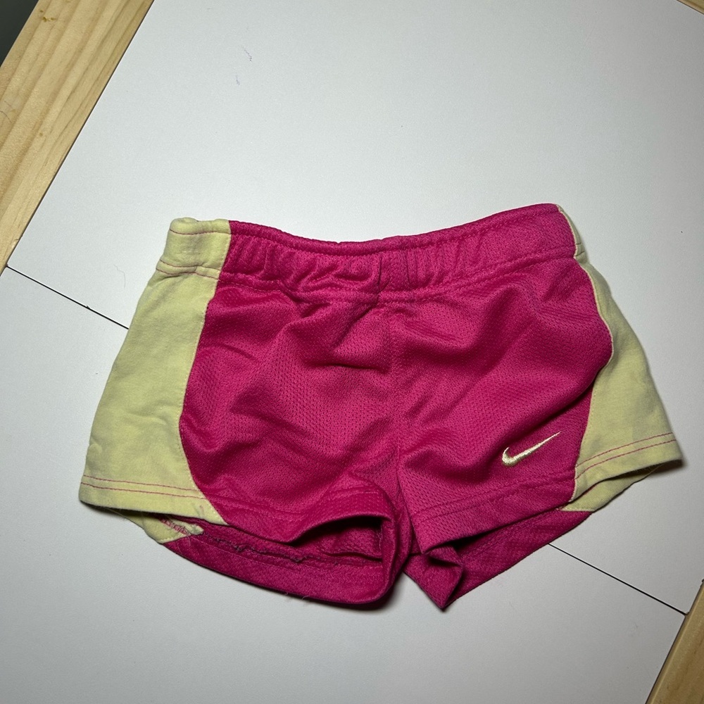 Nike Fuchsia and Lemon Shorts